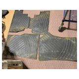 MERCEDES BENZ RUBBER MATS 4 PC.