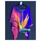 COLLEEN LOPEZ SEMI SHEER COVER TOP 2X BIRD OF