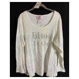 QUACKER FACTORY 1X OFF WHITE BLING IT ON LONG