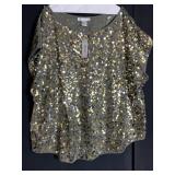 WD-NY LADIES LINED POLYESTER TOP 2X NEW WITH