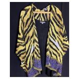 KATE & MALLORY 2 PC TOP AND OVER TOP ANIMAL PRINT