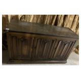 MID-CENTURY SLATE TOP SIDE BOARD