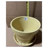 MCCOY PLANTER W/ ATTACHED LINER 8.5" W X 7.5" H