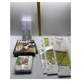 REFRIGERATOR FILTERS, LOOSE LEAF FILLER PAGES,