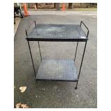 2 TIER IRON TABLE 30" H X 20" W X 16" D