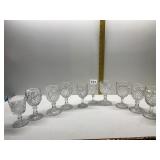 10 VINTAGE GOBLETS