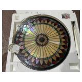 QUOIZEL STAINLESS GLASS REPRODUCTION WALL HANGING