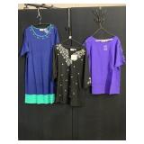 3 NEW QUACKER FACTORY TOPS 1 X