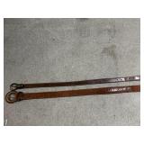 LEATHER BELTS SKEETS AHEAD AND GRAHAM 32"