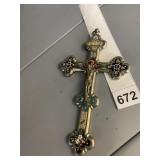 8.5" H INLAY CROSS
