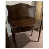 CHERRY GAME TABLE LIFT TOP W/ CENTER DRAWER