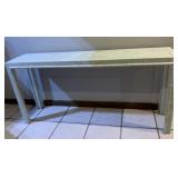SPONGE PAINTED ENTRANCE TABLE