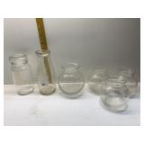 PINT LIQUOR BOTTLE, VASE, ETC.