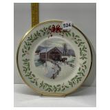 2007 CHRISTMAS LENOX COLLECTORS PLATE