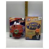 PEANUTS UNO & FAMILY FEUD GAME
