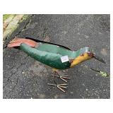 METAL BIRD 9.5" H X 18" L