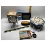 STAINLESS WARMER, ETC.