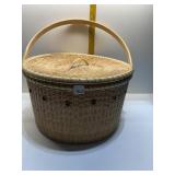 BASKET W/ HANDLE 9.5" X 15" D GROMET ON SIDES NEW