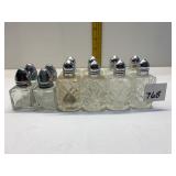 12 SALT/PEPPER SHAKERS