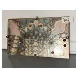 DECORATIVE PANEL SOME BEAD ACCENTS MISSING