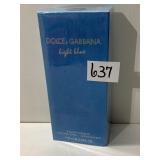 DOLCE & GABBANA LIGHT BLUE 3.3 OZ. SEALED BOX