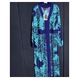 ANTHONY ORIG 2X LOUNGE ROBE BLUE NEW
