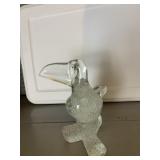 TUCANA GLASS BIRD 7.5" H