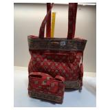 MAGGI B QUILTED PURSE AND INSERTS