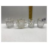 TOOTHPICK HOLDERS INCLUDING GILDED EGE, CUBES AND