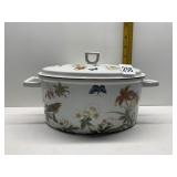 CHINESE GARDEN BY SHAFFORD, OVAL COVERED