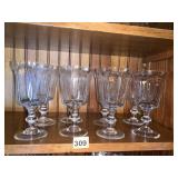 8 PEDESTAL GOBLETS