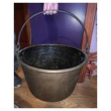 COPPER KETTLE W/ HANDLE AND STAND