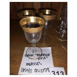 TIFFIN RAMBLER ROSE GOLD RIM GLASSES