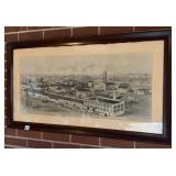 JAMES P SIPES AND COMPANY PRINT IN FRAME 43IN X