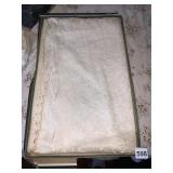 LACE OVERLAY TABLECLOTH 70" X 90"
