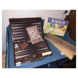 BACK GAMMON, RACK-0, CRIBBAGE IN OB