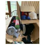 WOOL, YARN, FABRIC SCRAP ROLLS