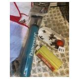 SPALDING TIRE PUMP, JACKS, ETC.