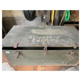 STEEL AND METAL TRUNK 16X13X34