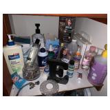 LOTIONS, HAIR COLOR LETTER E, JEWELRY IN JAR,