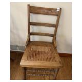 ANTIQUE PLANK BOTTM CHAIR