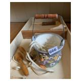 BUNNY BASKET, JUMP ROPE, NOT WHITE TRAY FROM