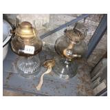 TWO OIL LAMPS