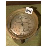 GRINNELL COMPANY BRASS WATER GAUGE