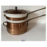 COPPER DOUBLE BOILER