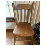 ANTIQUE PLANK BOTTOM CHAIR