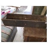 WOODEN BOX W/ HANDLES