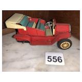 TOURING CAR MISSING WHEEL