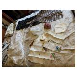 HAND STITCHED NAPKINS, CLOTHES, ETC.