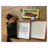 MAGNETIC CHECKERS, PENS ETC.